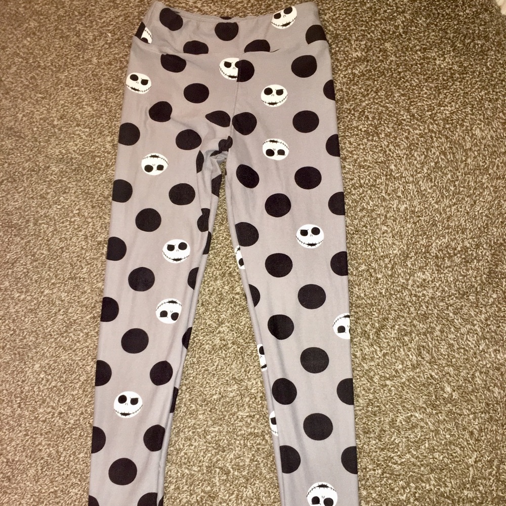 LulaRoe JACK SKELLINGTON TWEEN leggings!